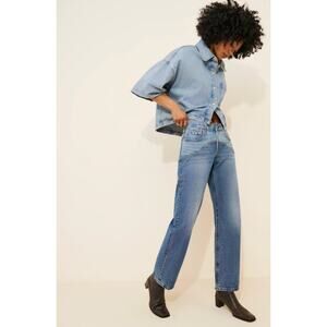 Levi's 501 90's Western Two-Tone Jeans in Denim Light